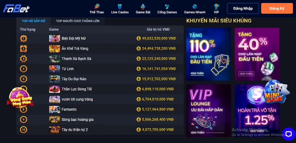Thưởng nạp hàng ngày Man88